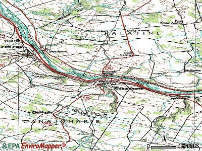 Palatine Bridge topographic map