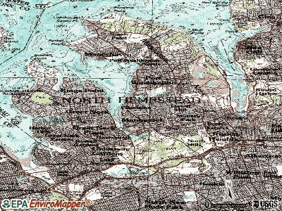 Plandome topographic map
