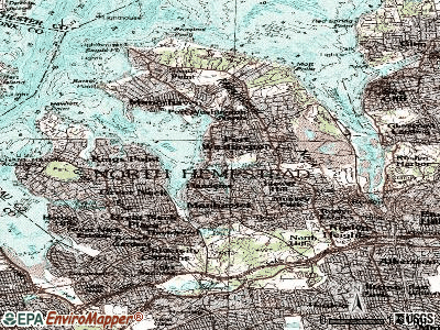 Plandome Manor topographic map