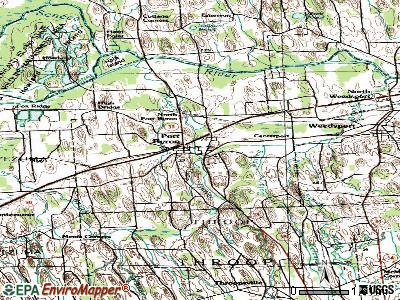 Port Byron topographic map