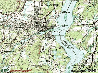 Port Ewen topographic map