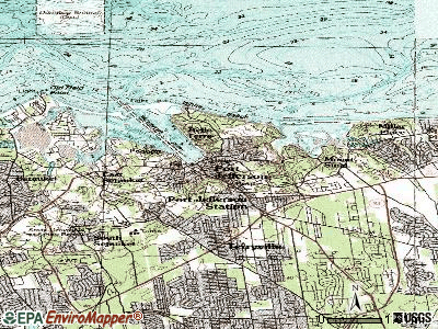 Port Jefferson topographic map