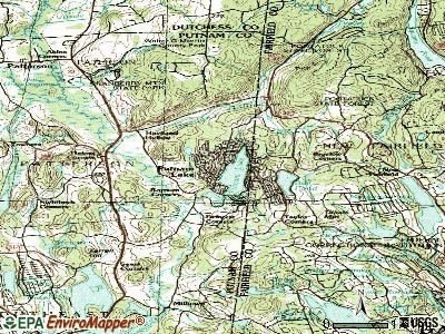 Putnam Lake topographic map
