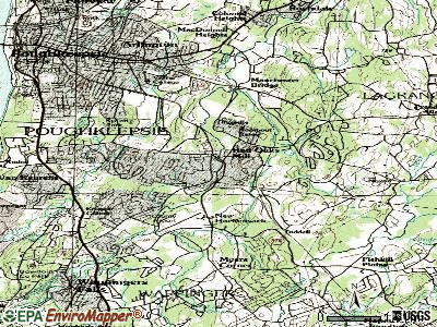 Red Oaks Mill topographic map