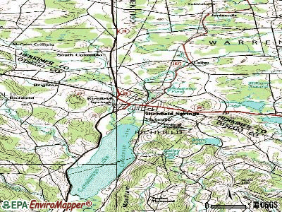 Richburg topographic map