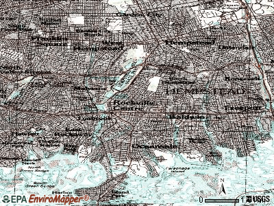 Rockville Centre topographic map