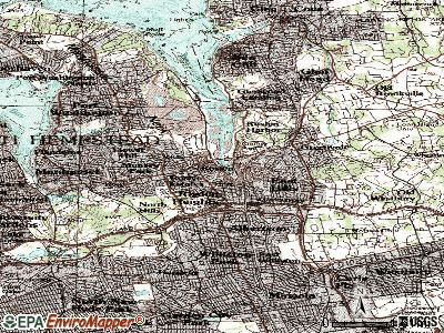 Roslyn topographic map