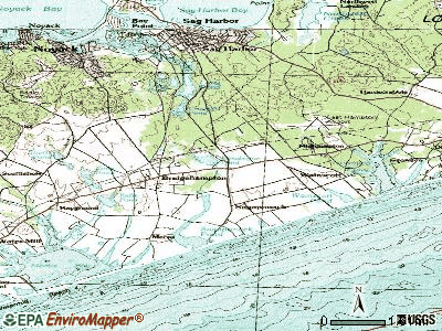 Sagaponack topographic map