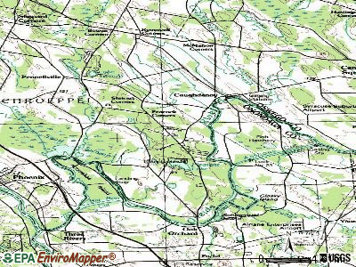 Sand Ridge topographic map