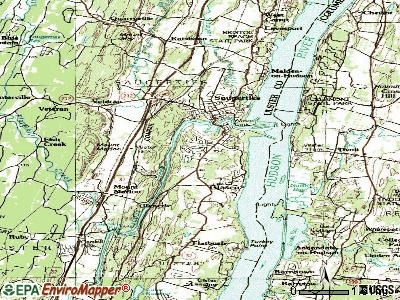 Saugerties South topographic map