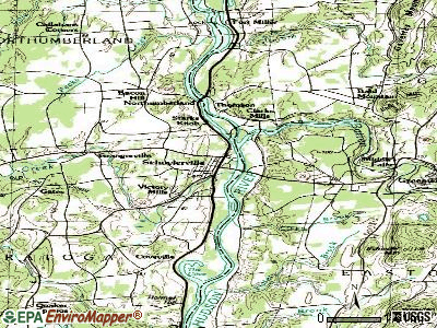 Schuylerville topographic map