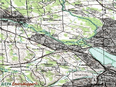 Seneca Knolls topographic map