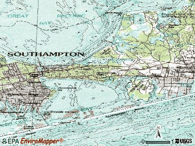 Shinnecock Hills topographic map