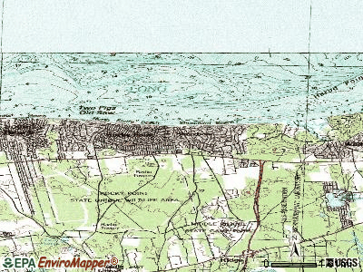 Shoreham topographic map