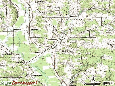 Smallwood topographic map