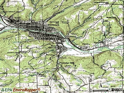 South Corning topographic map