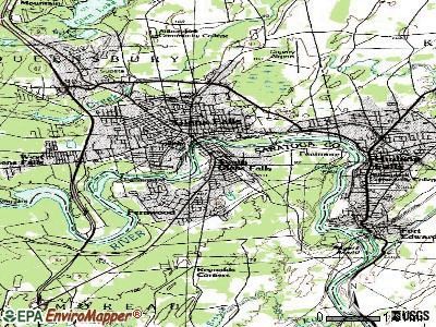 South Glens Falls topographic map