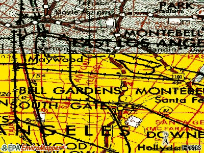 Bell topographic map