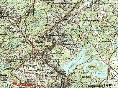 Thornwood topographic map