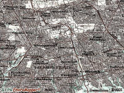 Uniondale topographic map