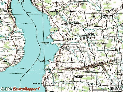 Union Springs topographic map