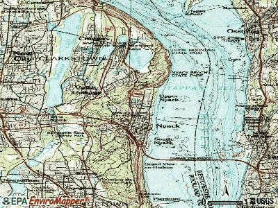 Upper Nyack topographic map