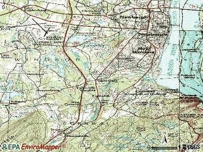 Vails Gate topographic map