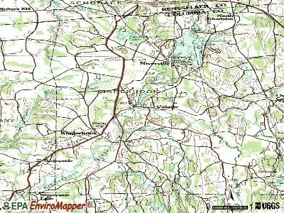 Valatie topographic map