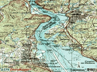 Verplanck topographic map