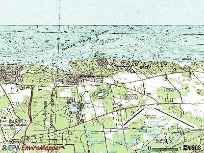 Wading River topographic map