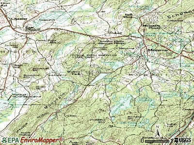 Walton Park topographic map
