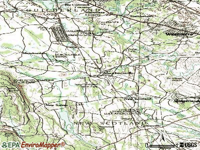 Wampsville topographic map