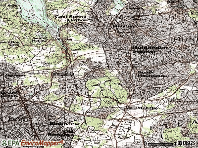 West Hills topographic map