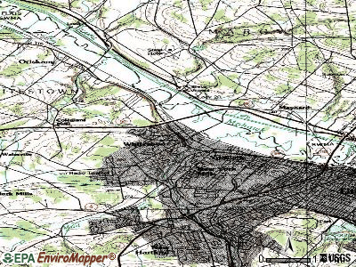 Whitesboro topographic map