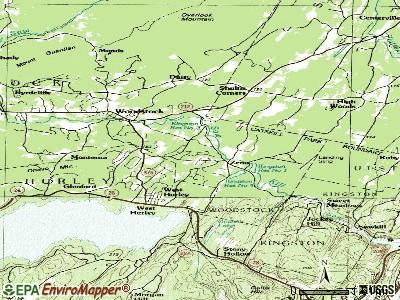 Alamance topographic map