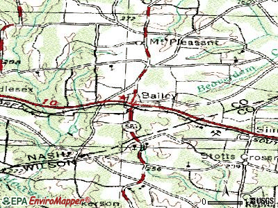 Bailey topographic map