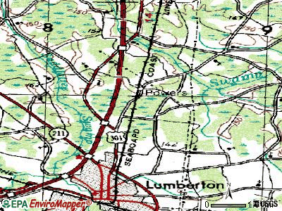 Barker Ten Mile topographic map