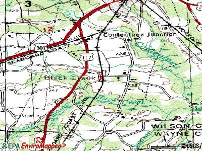 Black Creek topographic map