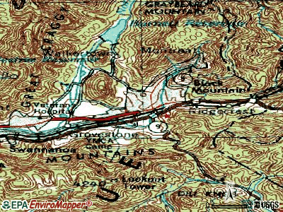 Black Mountain topographic map