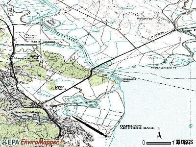 Black Point-Green Point topographic map