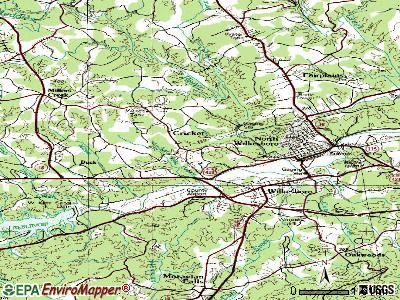 Cricket topographic map