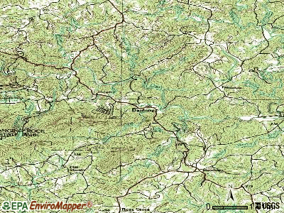 Danbury topographic map