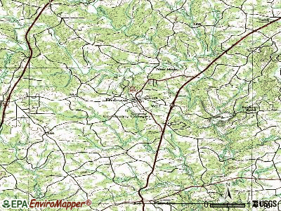 Dobson topographic map