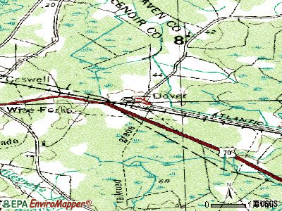 Dortches topographic map