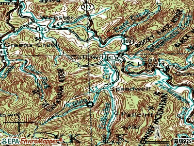 Forest Hills topographic map