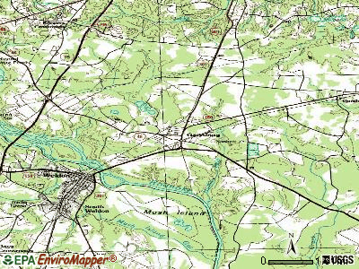 Garysburg topographic map