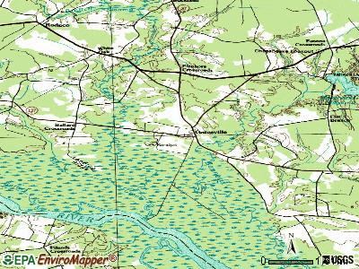 Gatesville topographic map