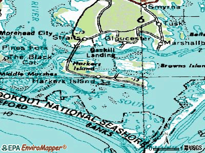 Hamlet topographic map