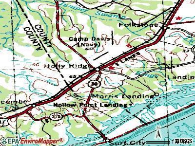 High Shoals topographic map