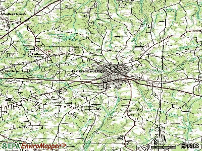 Kernersville topographic map
